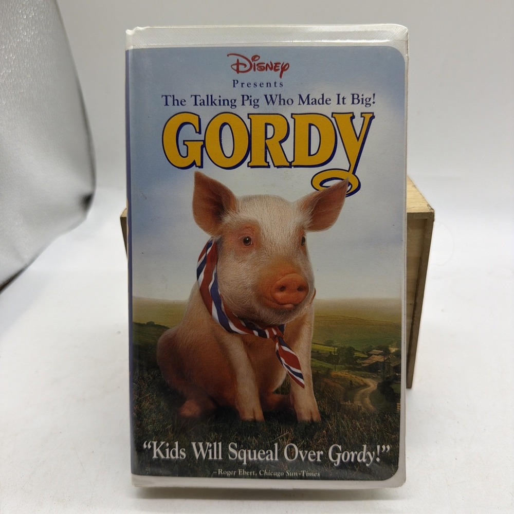 Walt Disney Gordy VHS 1995 Clamshell Case Childrens Family Movie NTSC 4369